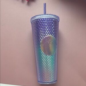 Starbucks Summer 2021 Holo Purple Ombre Studded Tumbler